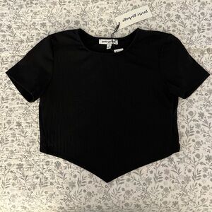 Pretty Garbage Open Back Short Sleeve Tee